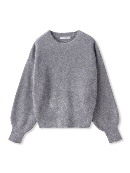 【WEB限定】ラメフェザーニット≪手洗い可能≫