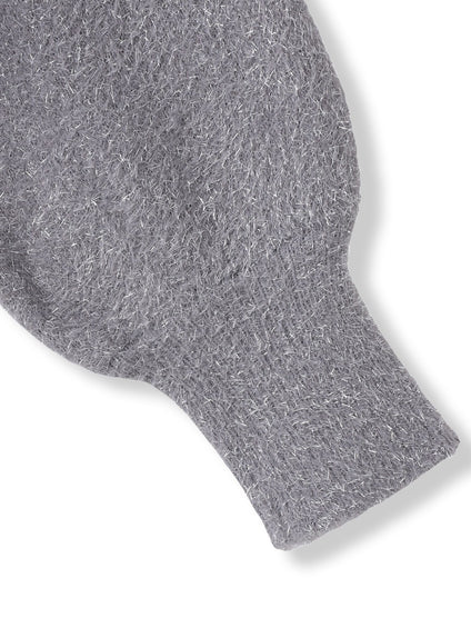 【WEB限定】ラメフェザーニット≪手洗い可能≫