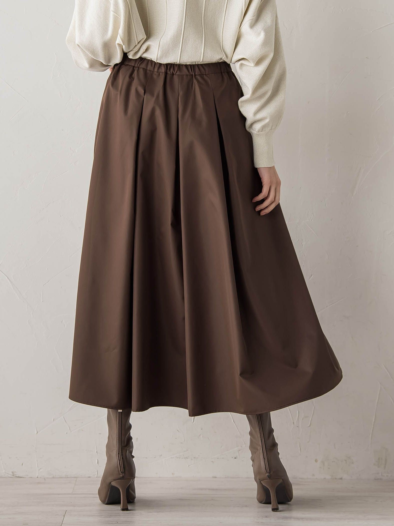 タフタタックスカート≪洗濯機で洗える≫