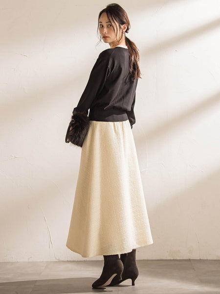 【WEB限定】クルーネックカーディガン≪11号あり/洗える≫