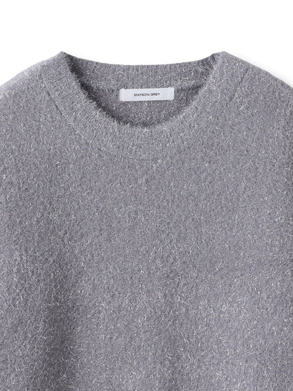 【WEB限定】ラメフェザーニット≪手洗い可能≫