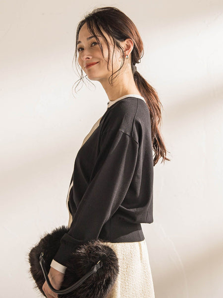 【WEB限定】クルーネックカーディガン≪11号あり/洗える≫