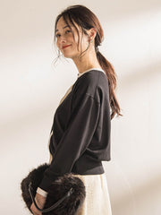 【WEB限定】クルーネックカーディガン≪11号あり/洗える≫