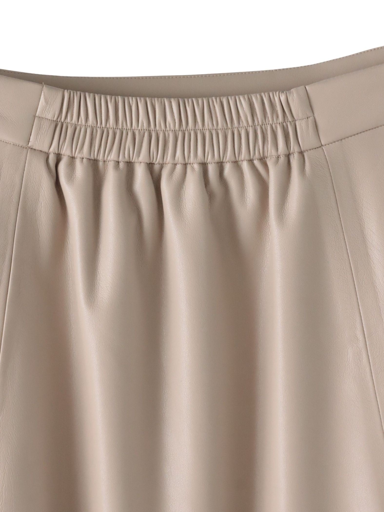 フェイクレザーマーメイドスカート