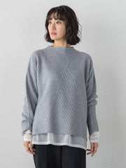 【WEB限定/大きいサイズ】”重ねるだけで格上げ”レイヤードインナー