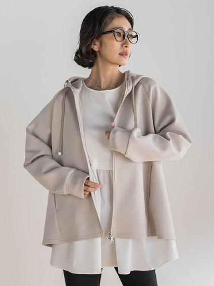 ペプラムカットソー