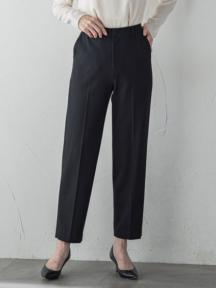 【大きいサイズ】ピクシエスタストレートパンツ≪洗濯機で洗える≫