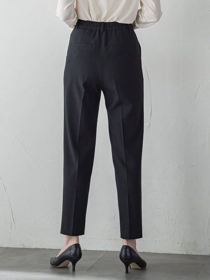 【大きいサイズ】ピクシエスタストレートパンツ≪洗濯機で洗える≫