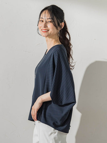 ≪シリーズ累計2万枚突破！≫【涼・美・楽】ポンチョブラウス≪WEB限定カラーあり≫
