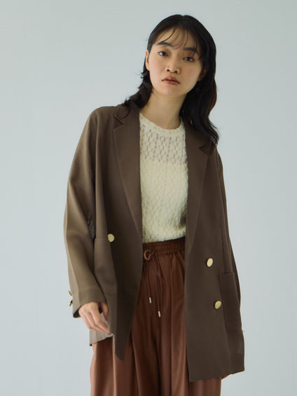 【追加生産】メッシュダブルテーラージャケット≪手洗い可能≫