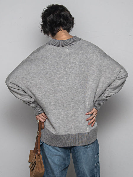 今日の気分で着回せるリバーシブルニット≪手洗い可能≫