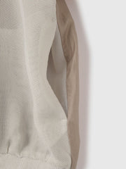 【大人の抜け感】メッシュブルゾン