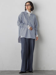 シアー切り替えカットソー