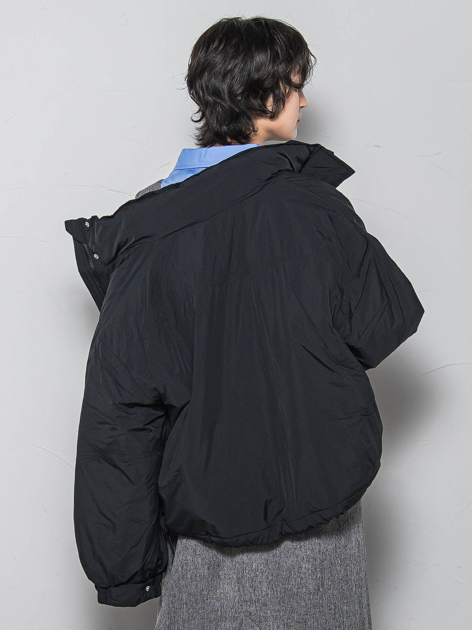 【WEB限定】中綿ボリュームショートブルゾン≪手洗い可能≫