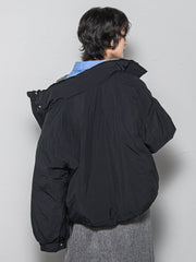 【WEB限定】中綿ボリュームショートブルゾン≪手洗い可能≫