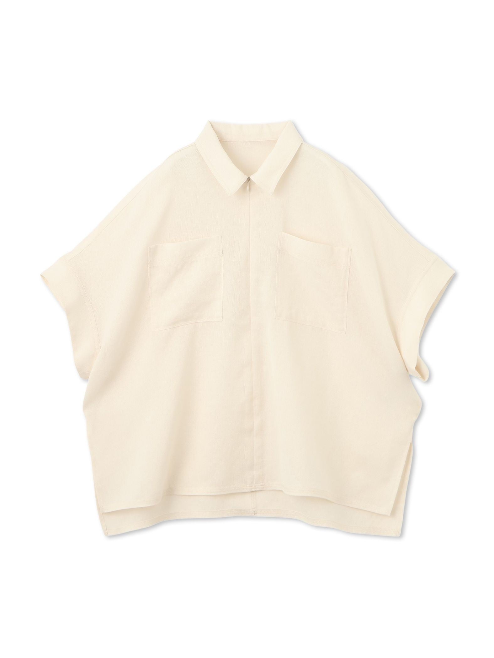 【一部店舗限定販売】ミニマルシャツライクプルオーバー≪手洗い可能≫