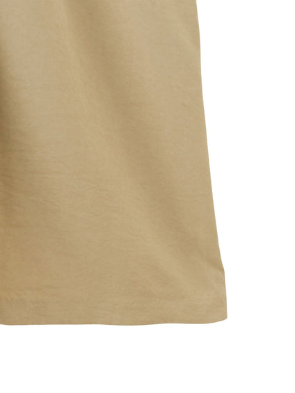 スウェードライクピーチガウントレンチコート