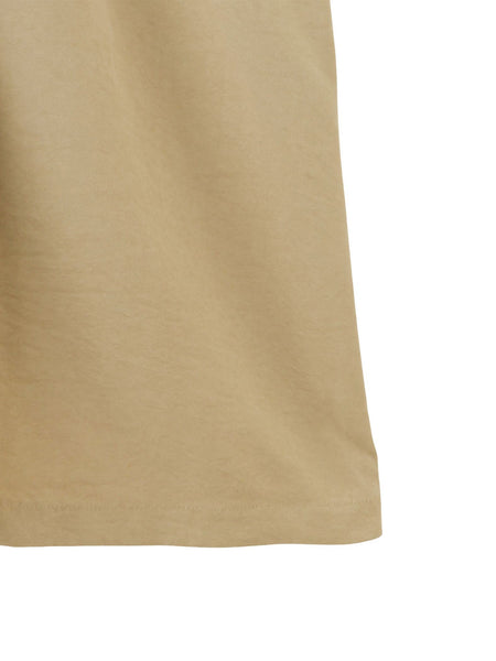 スウェードライクピーチガウントレンチコート