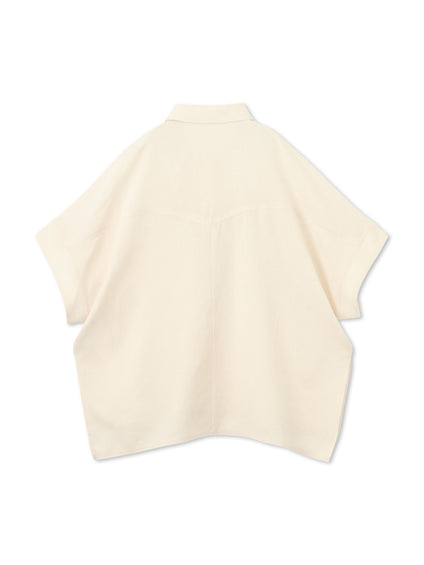 【一部店舗限定販売】ミニマルシャツライクプルオーバー≪手洗い可能≫