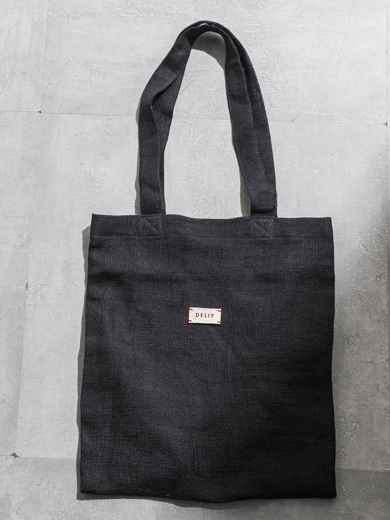 【WEB限定】【DELIY】LINEN RAMIE LENO WEAVE SHOULDER BAG
