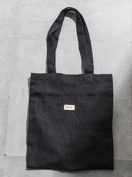 【WEB限定】【DELIY】LINEN RAMIE LENO WEAVE SHOULDER BAG