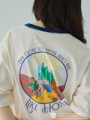 OZTMリンガーバックプリントTシャツ≪洗濯機で洗える≫