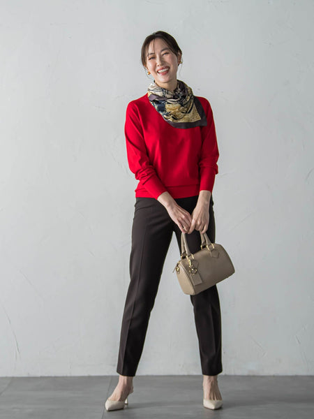 【WEB限定】エレカットベーシックニット