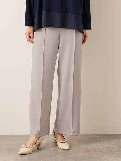 《予約販売》【ふんわり、きちんと。】ライトダンボールワイドパンツ≪手洗い可能≫