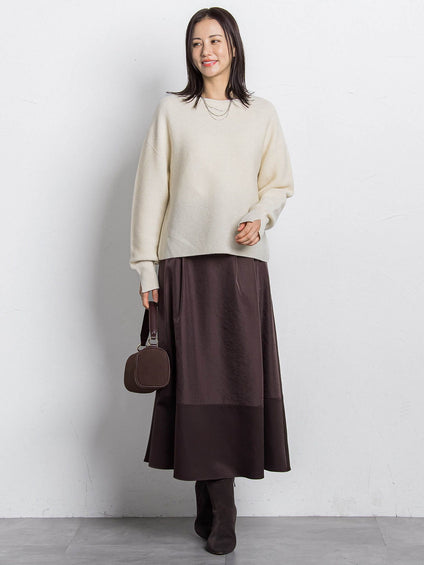 素材切り替えオーガンジースカート