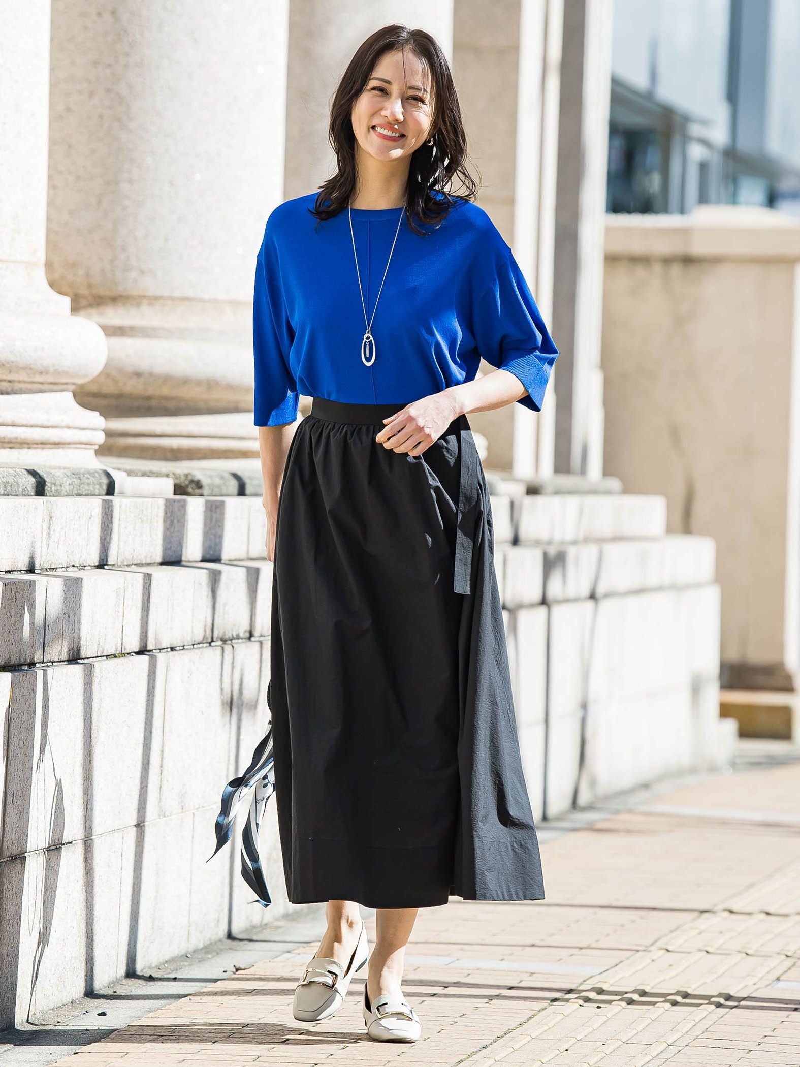 メンナイロンワッシャーブロードスカート