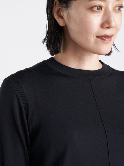 【大きいサイズ/手洗い可能】ECO　LUXニットプルオーバー
