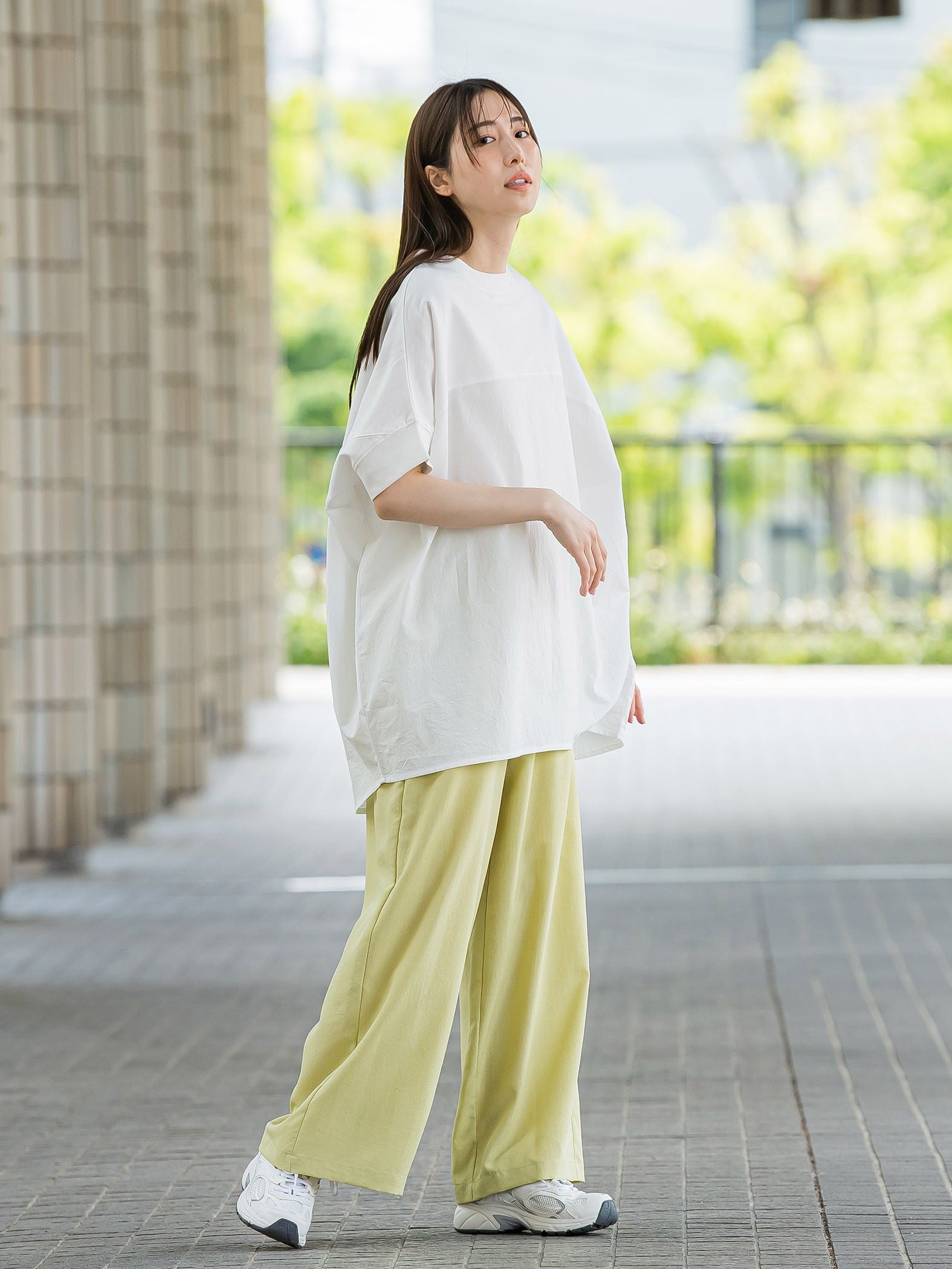 【WEB限定】タンブラーブッチャーワイドパンツ≪手洗い可能≫