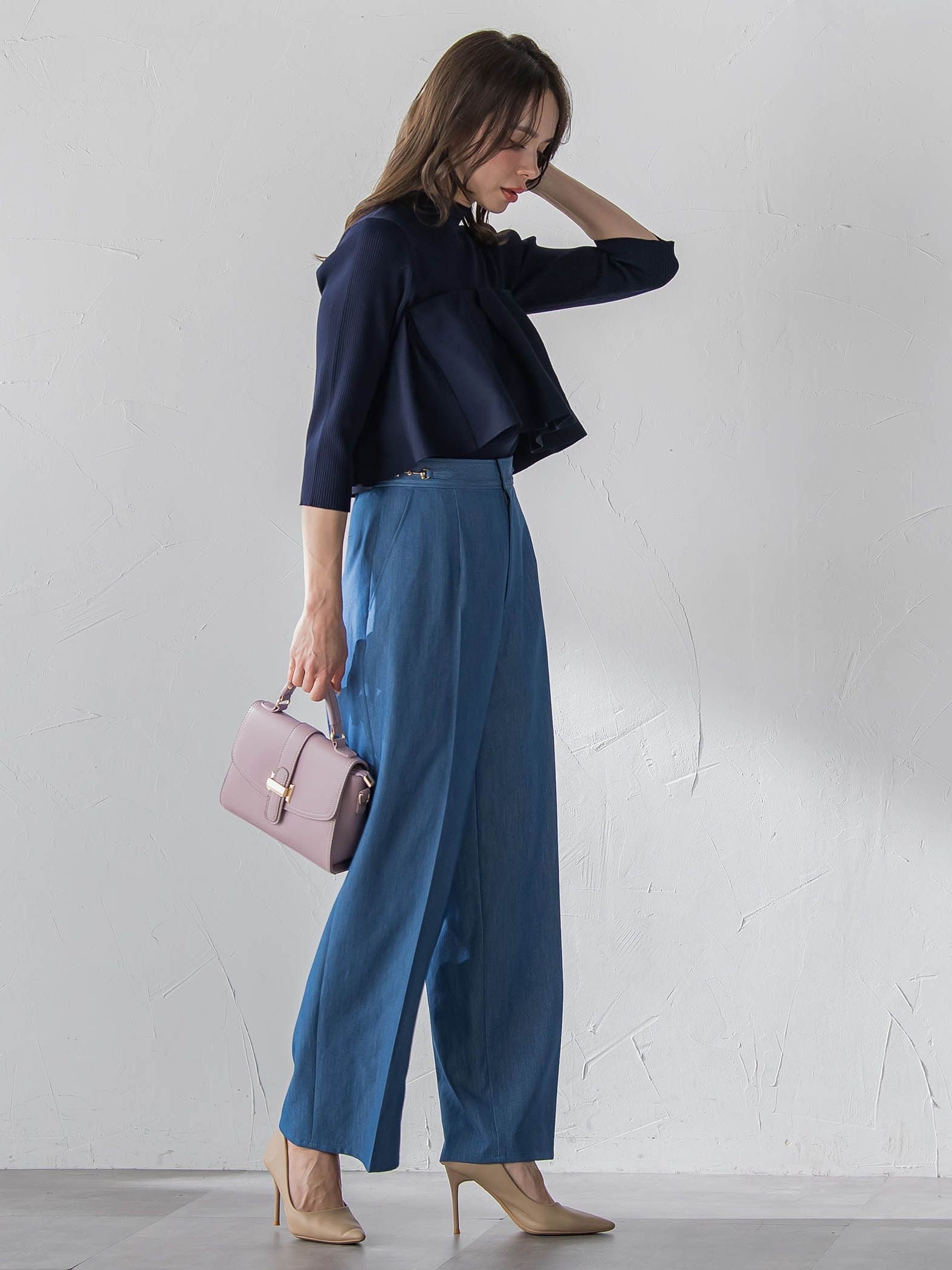 ケープ付き5wayニット