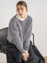 ラメミックスプルオーバー≪手洗い可能≫