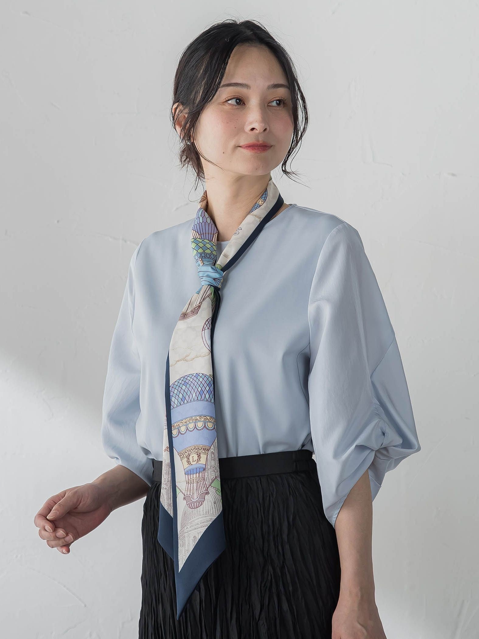 デザインスリーブプルオーバー