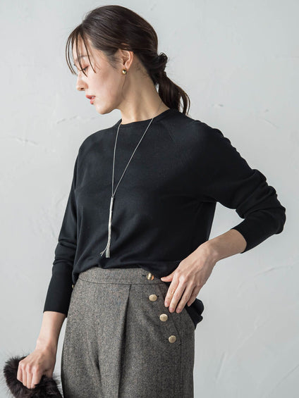 【WEB限定】エレカットベーシックニット