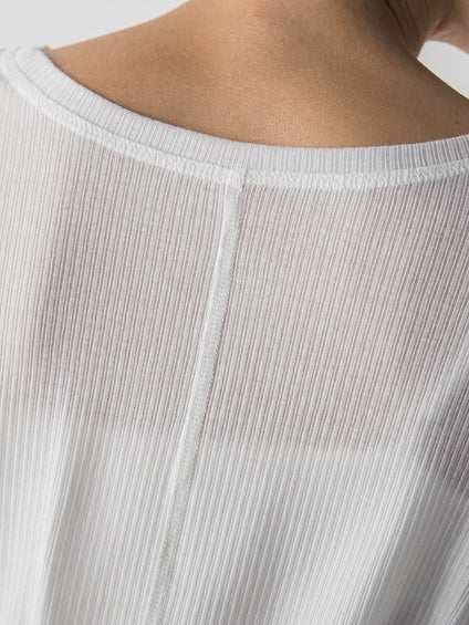 ”肌が喜ぶ”前後2WAYクルーネックロンT≪手洗い可能≫