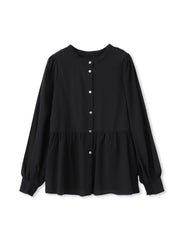 2WAYシアーペプラムシャツ