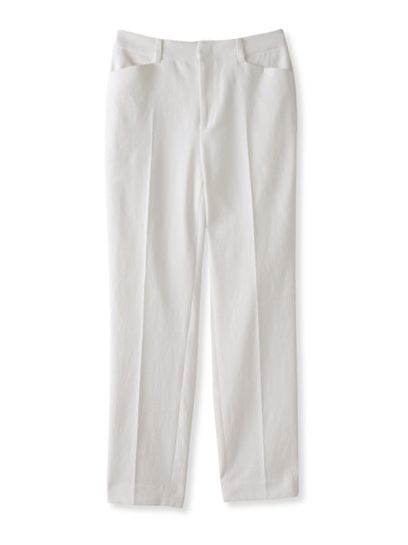 【WEB限定/+5cm丈長め】シェルタリングテーパードパンツ