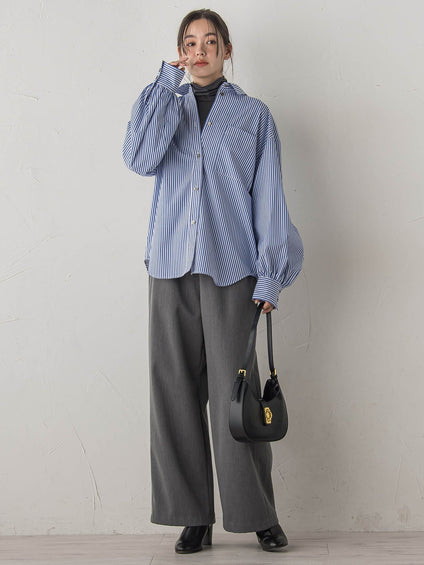 ウォッシャブルベア天竺カットソー≪洗濯機で洗える≫