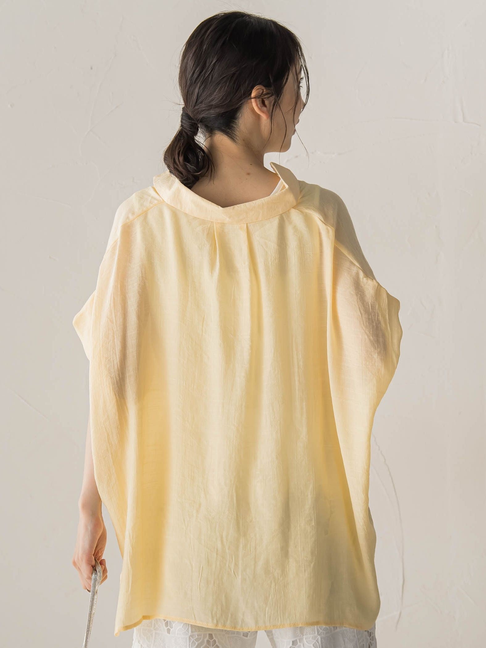 【WEB限定カラーあり】ドルマンブラウス+タンクSET