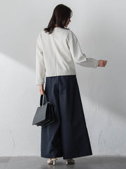 【WEB限定】美フォルムデイリーカーディガン≪洗濯機で洗える/11号あり≫