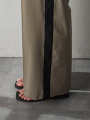 WATER REPELLENTサイドラインワイドパンツ≪手洗い可能≫