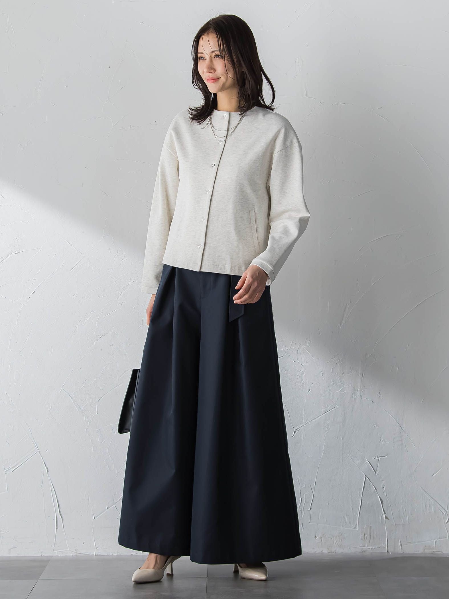 【WEB限定】美フォルムデイリーカーディガン