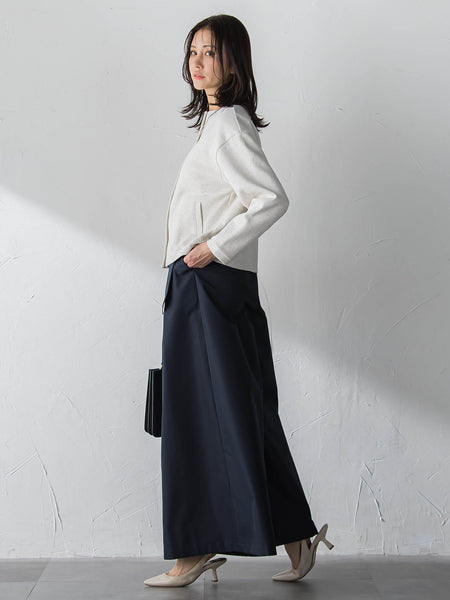 【WEB限定】美フォルムデイリーカーディガン≪洗濯機で洗える/11号あり≫