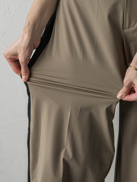 WATER REPELLENTサイドラインワイドパンツ≪手洗い可能≫