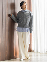 ボリュームスリーブシャツ≪洗濯機で洗える≫