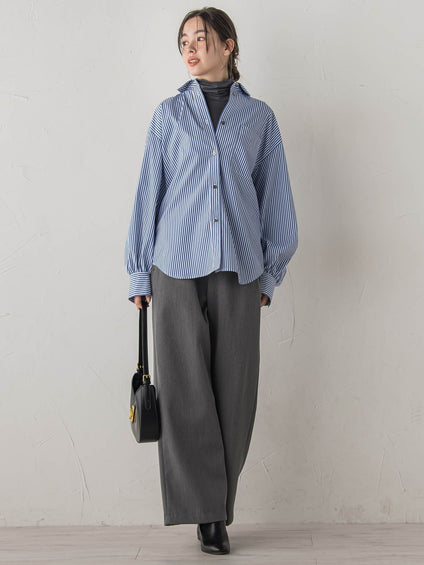 ウォッシャブルベア天竺カットソー≪洗濯機で洗える≫