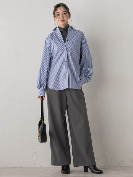 ウォッシャブルベア天竺カットソー≪洗濯機で洗える≫