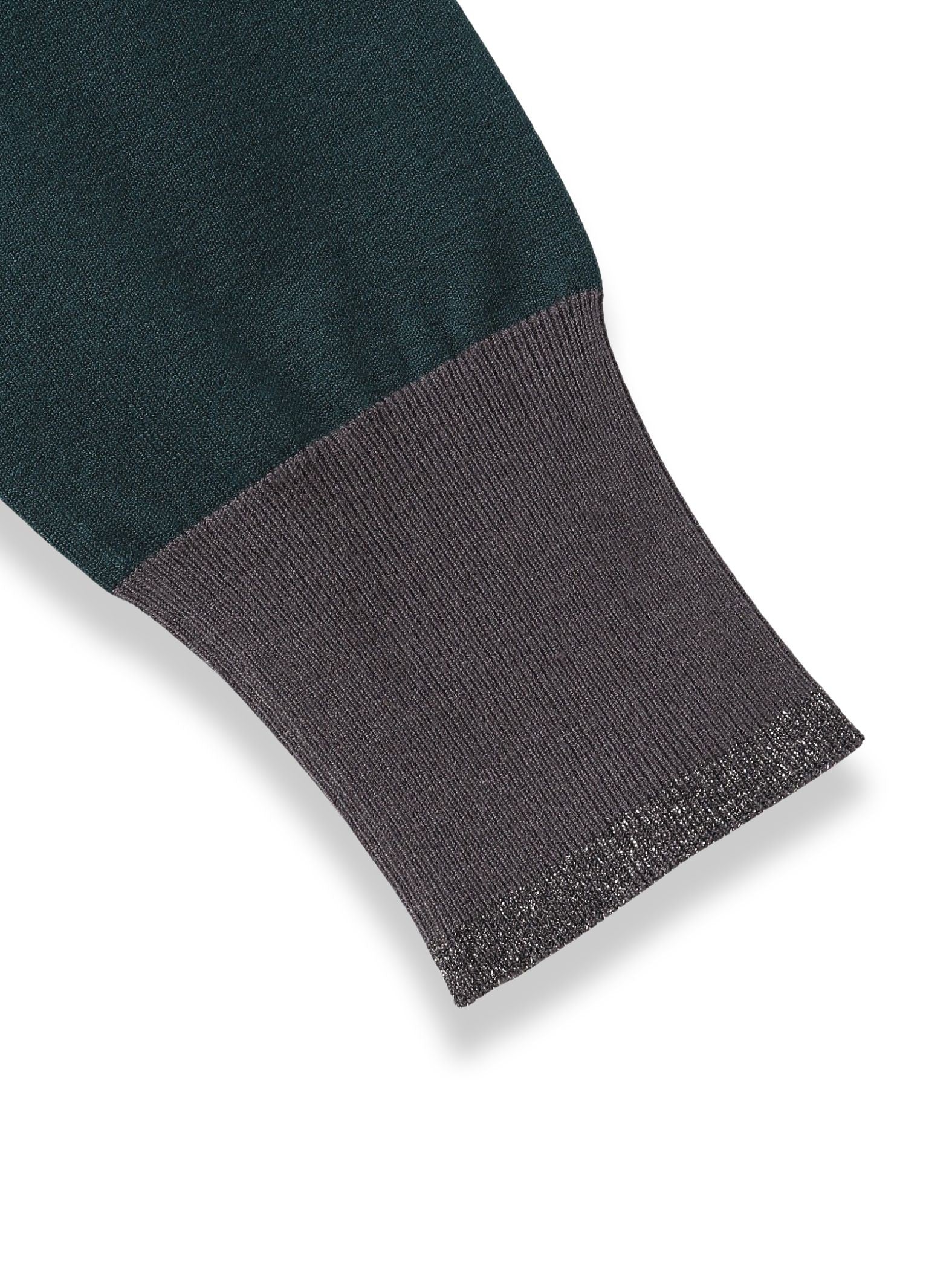 ボトルネック配色ニットプルオーバー≪手洗い可能≫